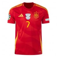 Spanien Alvaro Morata #7 Heimtrikot EM 2024 Kurzarm